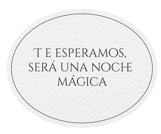 Te esperamos, será una noche mágica
